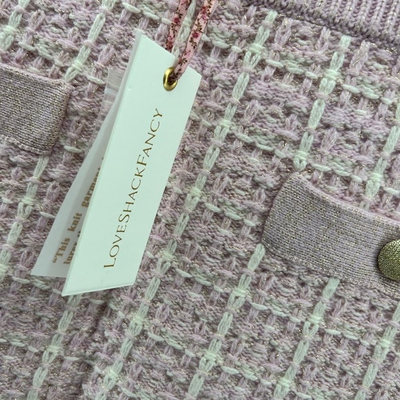 New With Tags Love Shack Fancy Callington Skirt Size Pink Gold multiple sizes - Picture 3 of 8